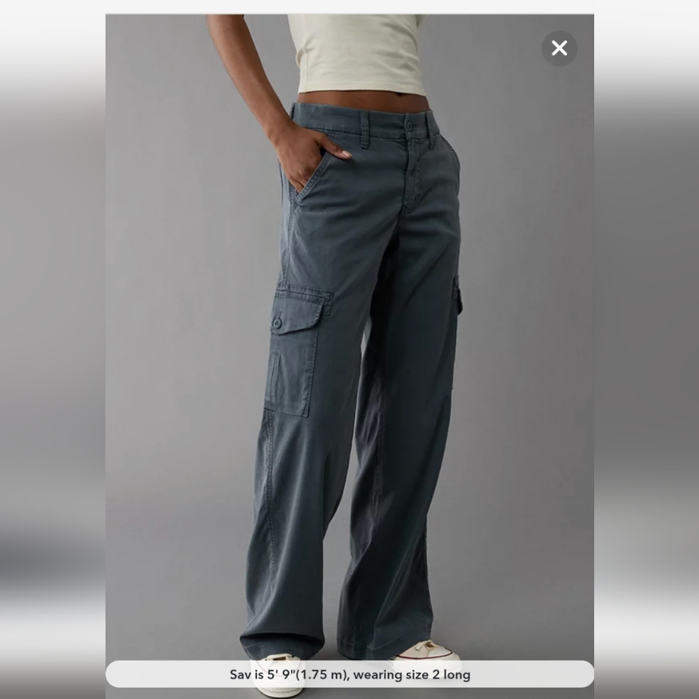 American Eagle Dreamy Drape Cargo Trouser